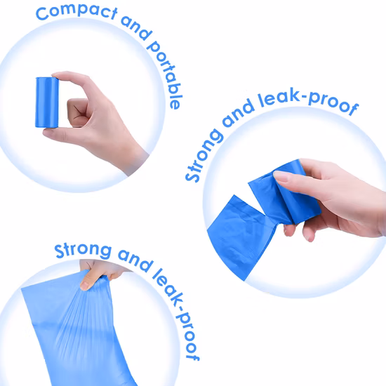 Утолщенные мешки для какашек домашних животных/100% биоразлагаемые/кукурузный крахмал/OEM/профессиональные товары для домашних животных