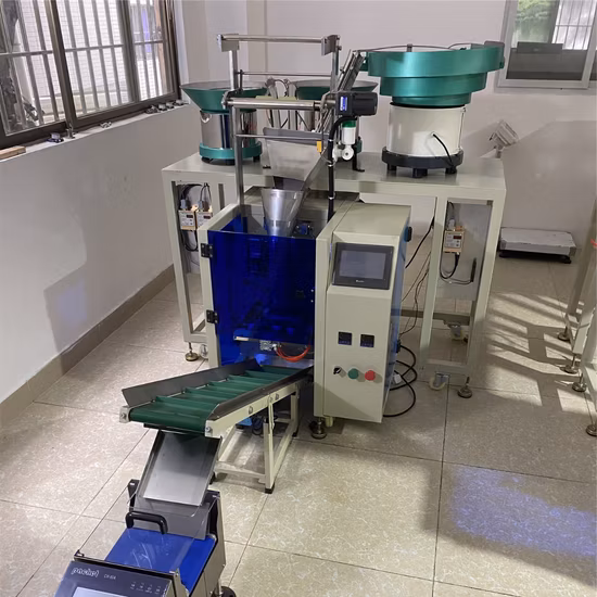 Автоматическое крепежное оборудование Винты Болты Гвозди Мебельная фурнитура Пластиковые анкеры Запасные части Упаковочная машина Подсчет упаковки Упаковка в мешки Бокс Смесительная упаковочная машина