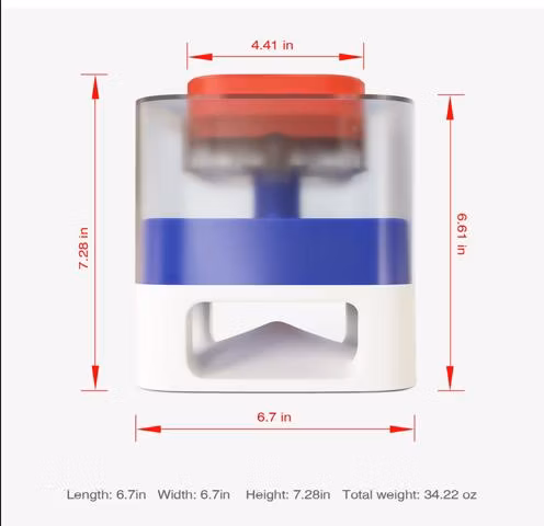 Популярный интерактивный интеллект-пресс для домашних животных, кормушка для собак, забавное кормление, раздвижная прозрачная вакуумная присоска, основа для хранения еды